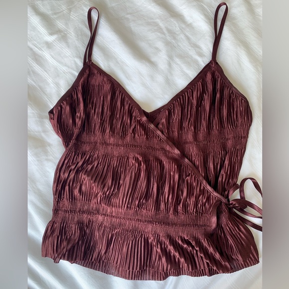 ZARA wrap silky tank - Picture 1 of 3